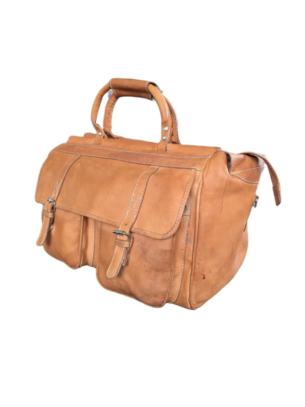 Sergios Collection - Leather Overnight/Weekender bag